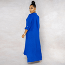 Vestido Longo de Linho Amour