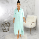 Vestido Longo de Linho Amour