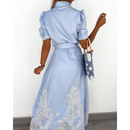 Vestido Longo Bordado Tasmin