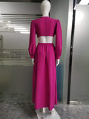 Vestido Longo de Viscose Parion