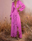 Vestido Longo de Viscose Parion