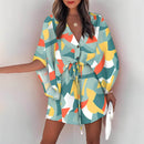 Vestido Curto com Amarração Mileto