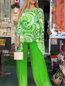 Conjunto Feminino de Chiffon Laurent