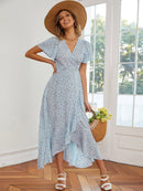 Vestido Mídi Transpassado Ondina