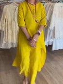 Conjunto Alongado de Linho Français