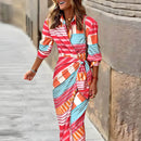 Vestido Mídi Transpassado Rubis