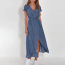 Vestido Mídi Transpassado Alkira