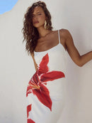 Vestido Longo Estampado Elizabeth