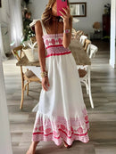 Vestido Longo Eustoma