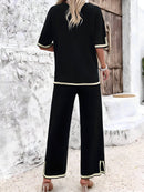 Conjunto Feminino de Malha Split