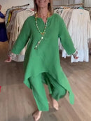 Conjunto Alongado de Linho Français