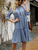 Vestido Mídi Jeans Mireia