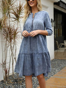 Vestido Mídi Jeans Mireia