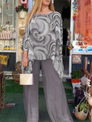 Conjunto Feminino de Chiffon Laurent