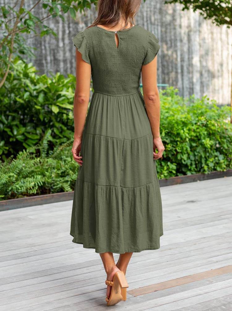 Vestido Mídi de Lástex Matilda
