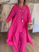 Conjunto Alongado de Linho Français