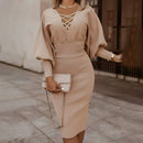 Vestido Mídi de Tricot Loiret