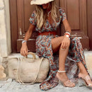 Vestido Longo com Cinto Arles