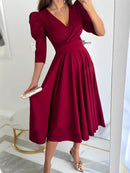 Vestido Mídi Elegante Kiora