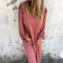 Vestido Longo Casual Eleganza