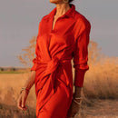 Vestido Longo Transpassado Glend