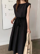 Vestido Mídi com Amarração Ruby